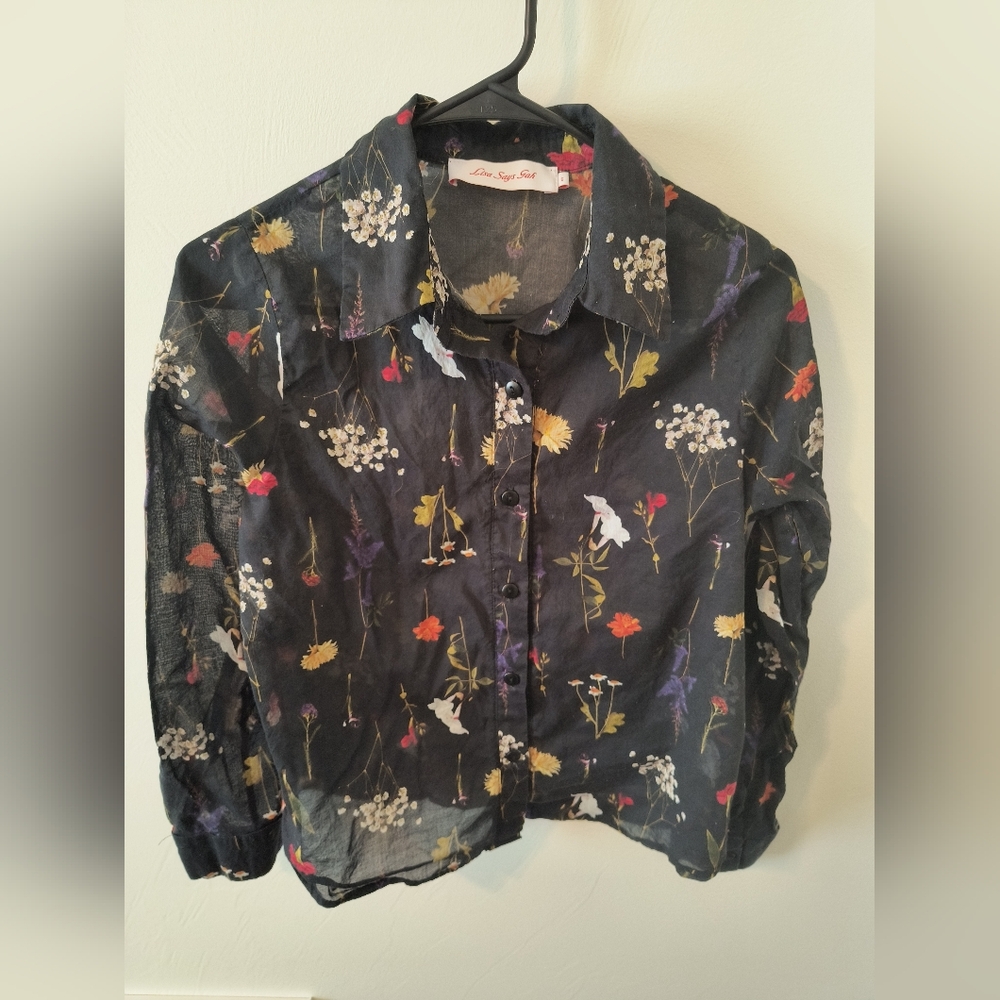 Lisa Says Gah Floral Top